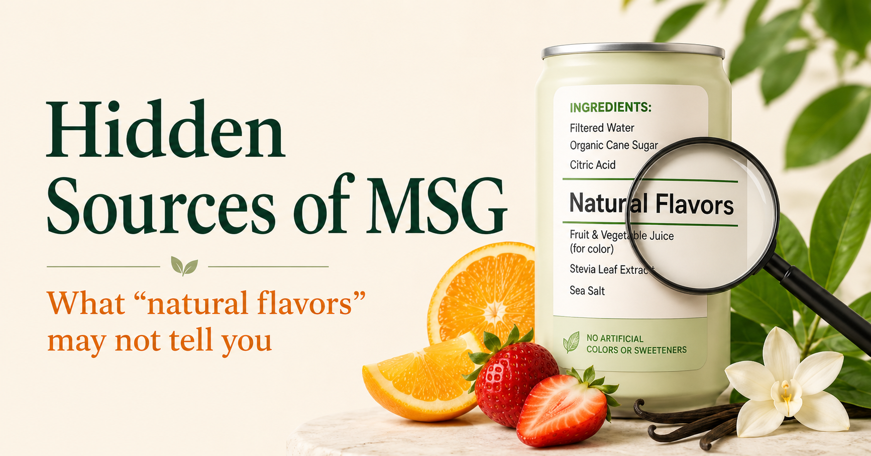 Read more about the article Hidden Sources of MSG: What to Watch for on “Natural” Food Labels