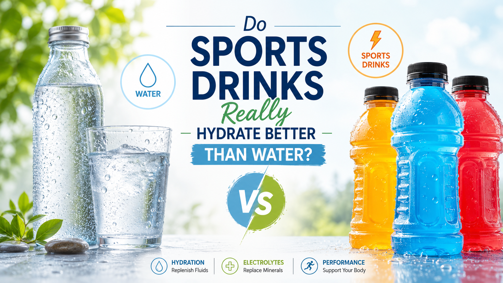 You are currently viewing Do Sports Drinks Really Hydrate Better Than Water?
